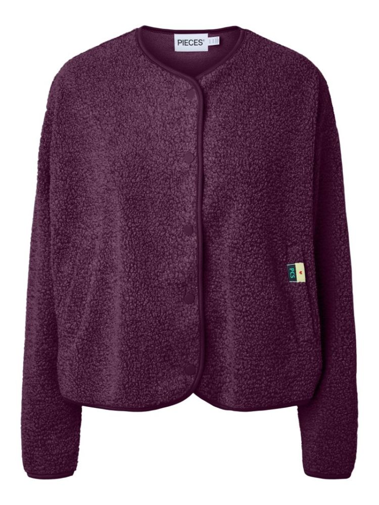 PCKATTY TEDDY JACKET BC 294444 Pickled