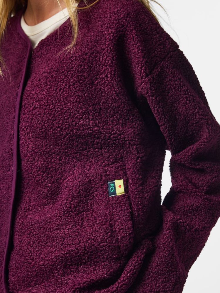 PCKATTY TEDDY JACKET BC 294444 Pickled