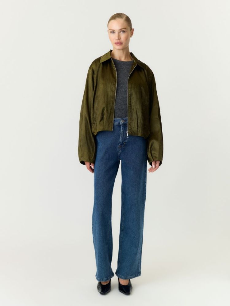 YASTIRA LS BOMBER JACKET S. 194901 Dark Oli