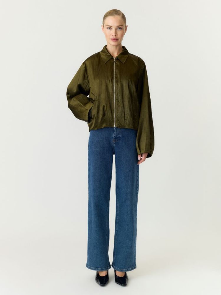 YASTIRA LS BOMBER JACKET S. 194901 Dark Oli