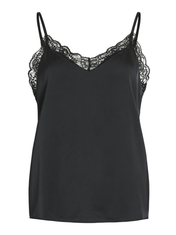 VIENNA RAVENNA LACE SINGLET -  295042 Black Be