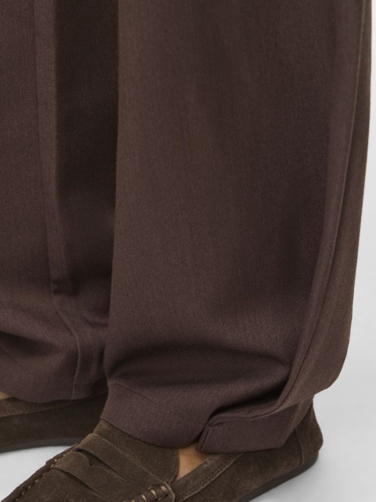 VILEORA HW BARREL ANKLE PANTS 196326001 Coffe
