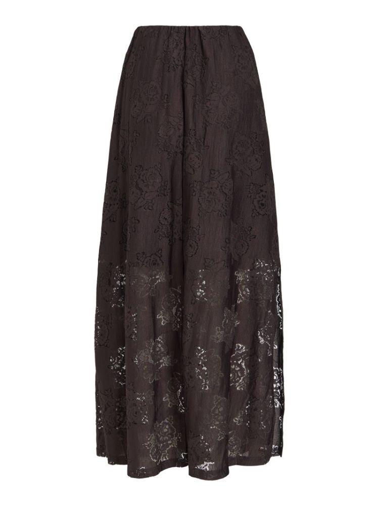 VIMAVEN LACE MAXI SKIRT 196326 Coffee B
