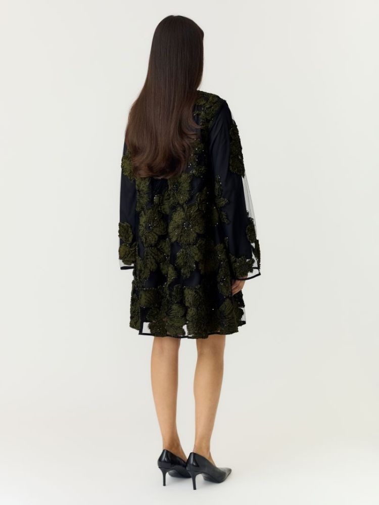 YASFLOUING LS DRESS - SHOW 190939 Black