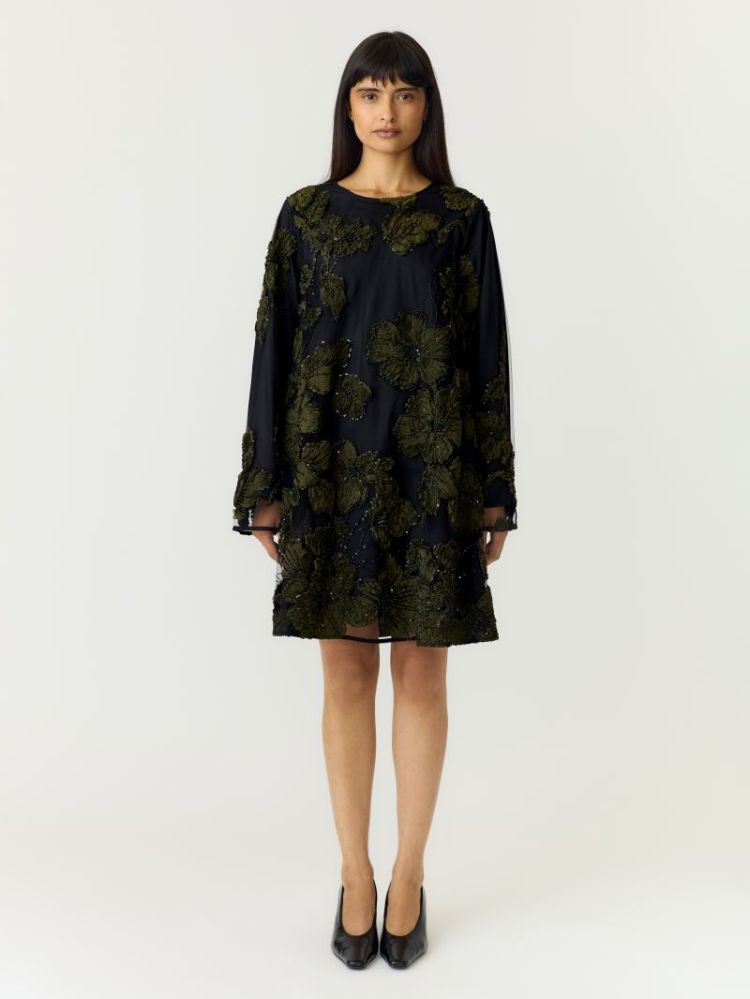 YASFLOUING LS DRESS - SHOW 190939 Black