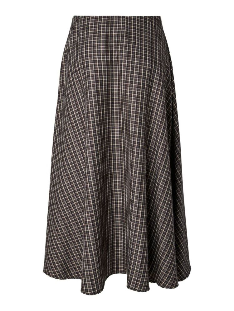 YASTULVA HW LONG SKIRT S. 190939001 Black