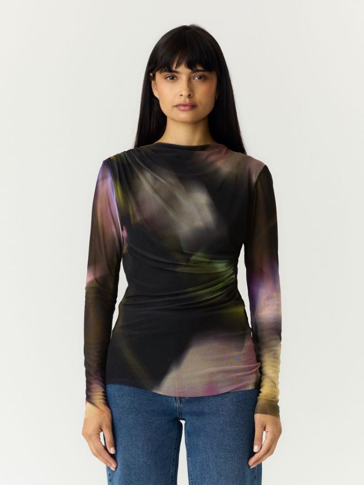 YASSHAMA LS MESH TOP 190939001 Black