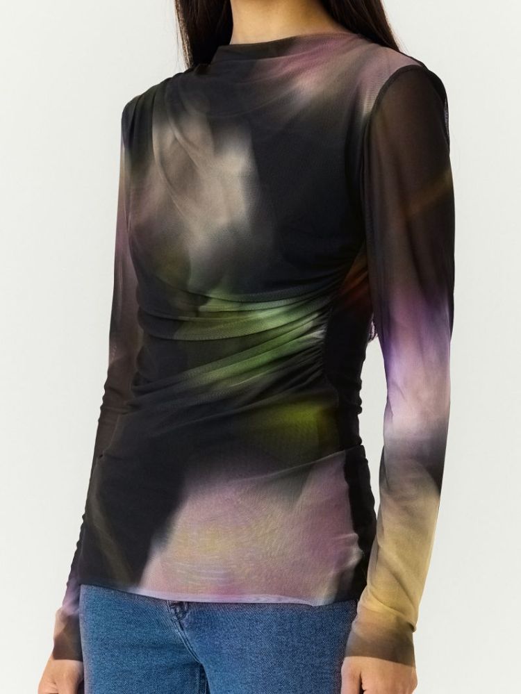 YASSHAMA LS MESH TOP 190939001 Black