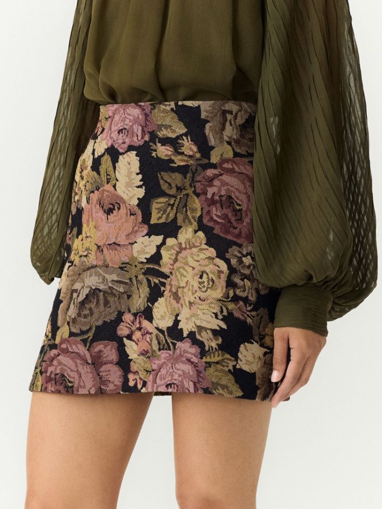 YASTEXTIRA HW SKIRT 299900001 Sepia