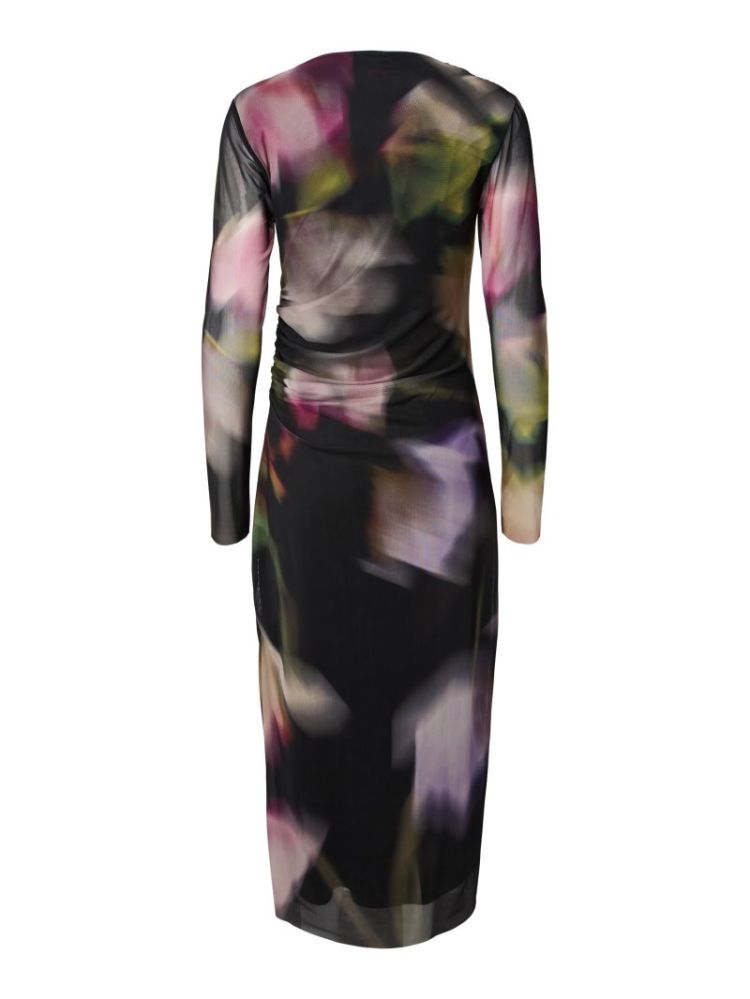 YASSHAMA LS LONG MESH DRESS 190939001 Black