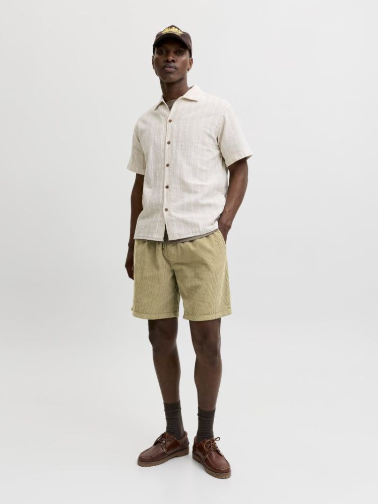 JPSTBILL CORDUROY JOGGER SHORT 176101 Aloe