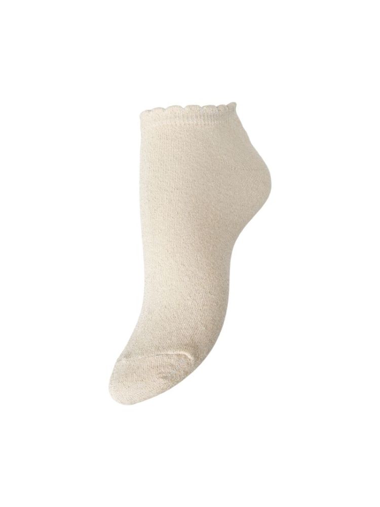 PCSEBBY GLITTER SNEAKER SOCK B 245215006 Birch