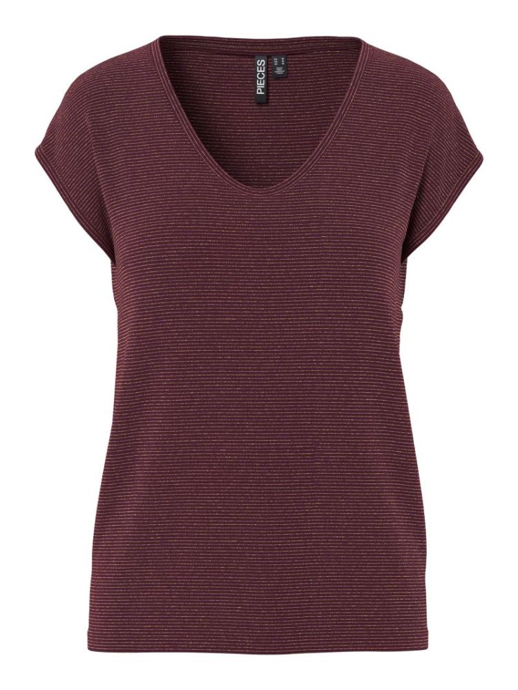 PCBILLO TEE LUREX STRIPES JRS 190650007 Winet
