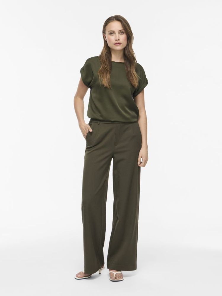 VIVARONE HW WIDE PANT - NOOS 253562 Forest N