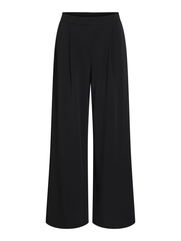 VIBENNE HW WIDE PLEAT JRS PANT 295042 Black Be