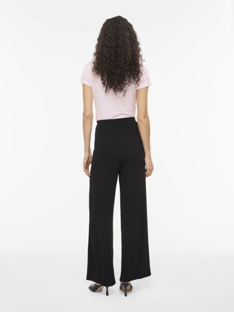 VIBENNE HW WIDE PLEAT JRS PANT 295042 Black Be