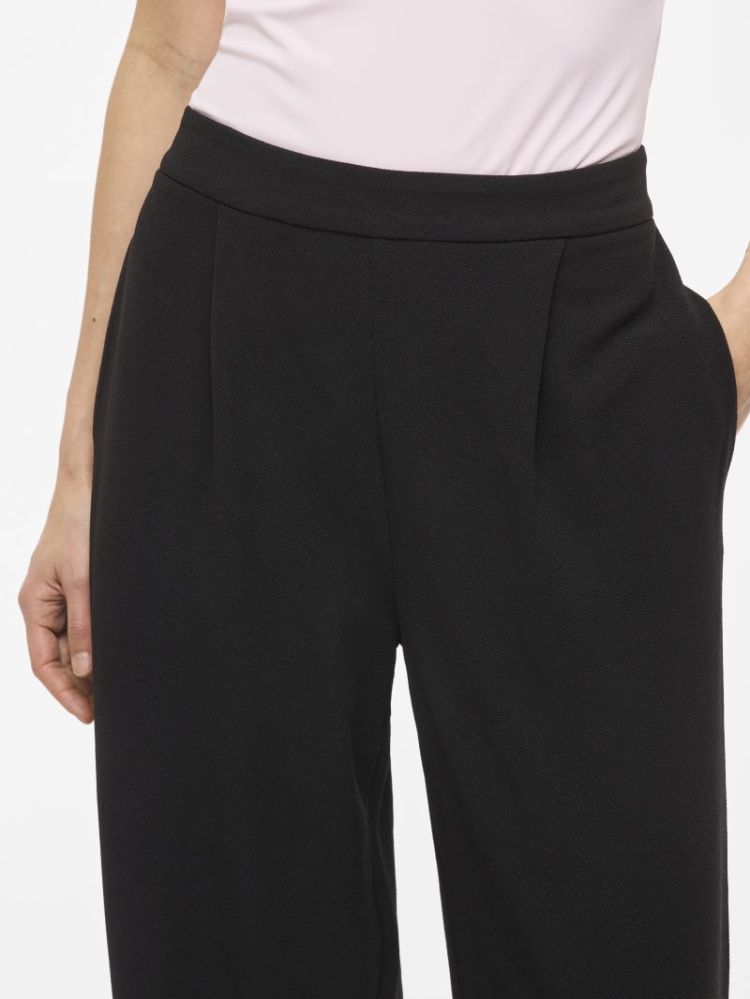 VIBENNE HW WIDE PLEAT JRS PANT 295042 Black Be