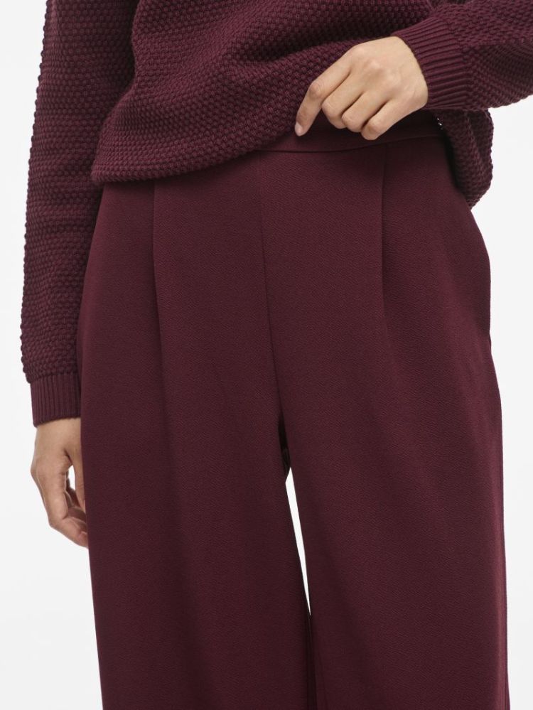 VIBENNE HW WIDE PLEAT JRS PANT 199533 Port Roy