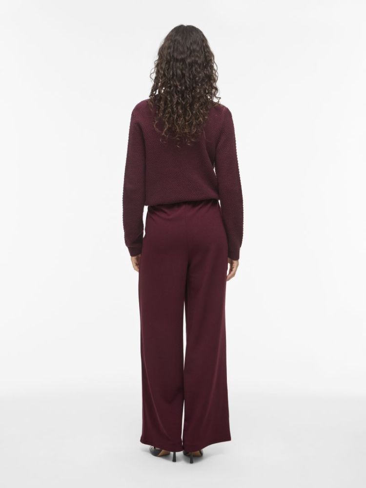 VIBENNE HW WIDE PLEAT JRS PANT 199533 Port Roy