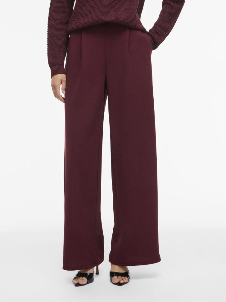 VIBENNE HW WIDE PLEAT JRS PANT 199533 Port Roy