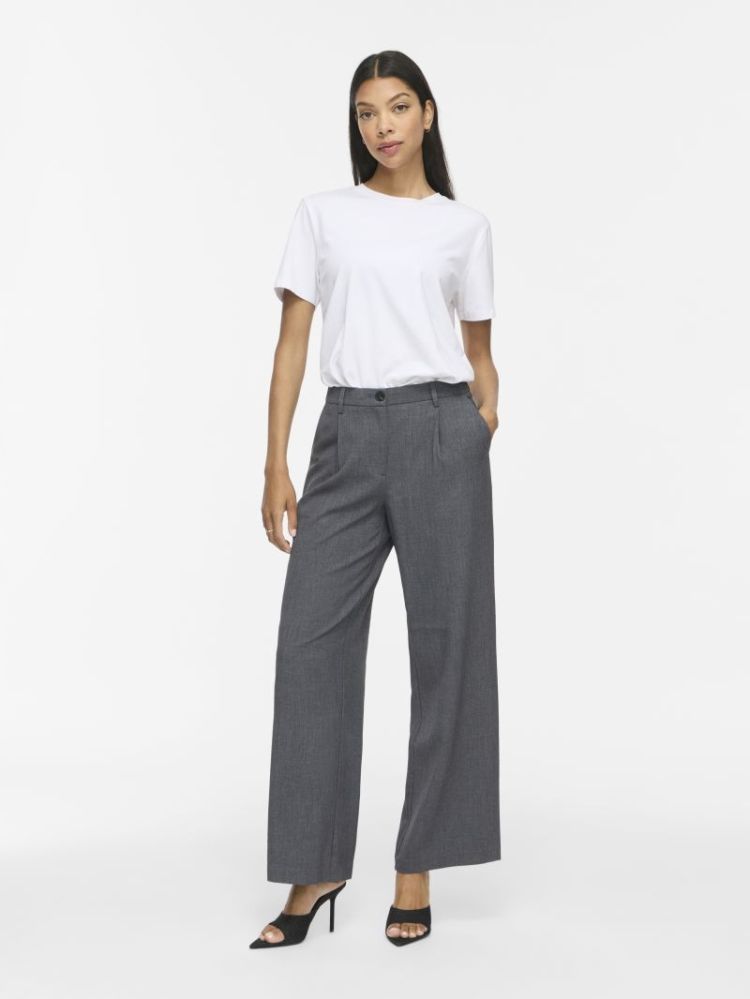 VIKARI RW WIDE WVN PANT - NOOS 179092 Dark Gre