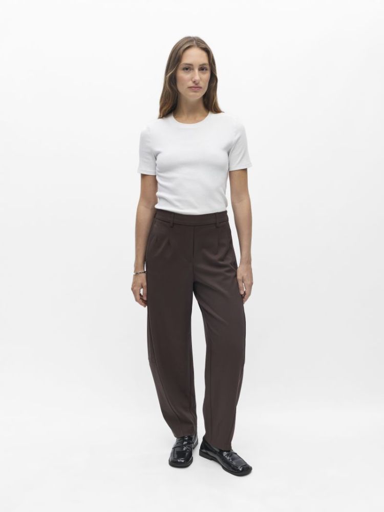 OBJLISA HW ANKLE BARREL PANT N 303967 Seal Bro