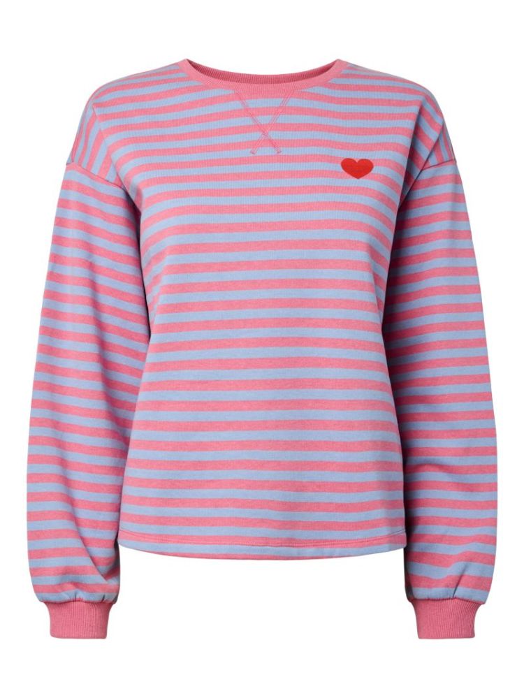 PCFLORA LS EMB SWEAT FC BC 294440001 Hydra