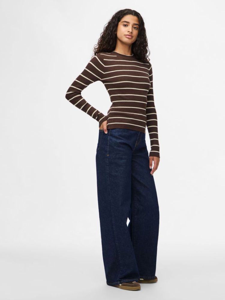 PCMIRA NEW LS O-NECK KNIT NOOS 302664002 Hot F