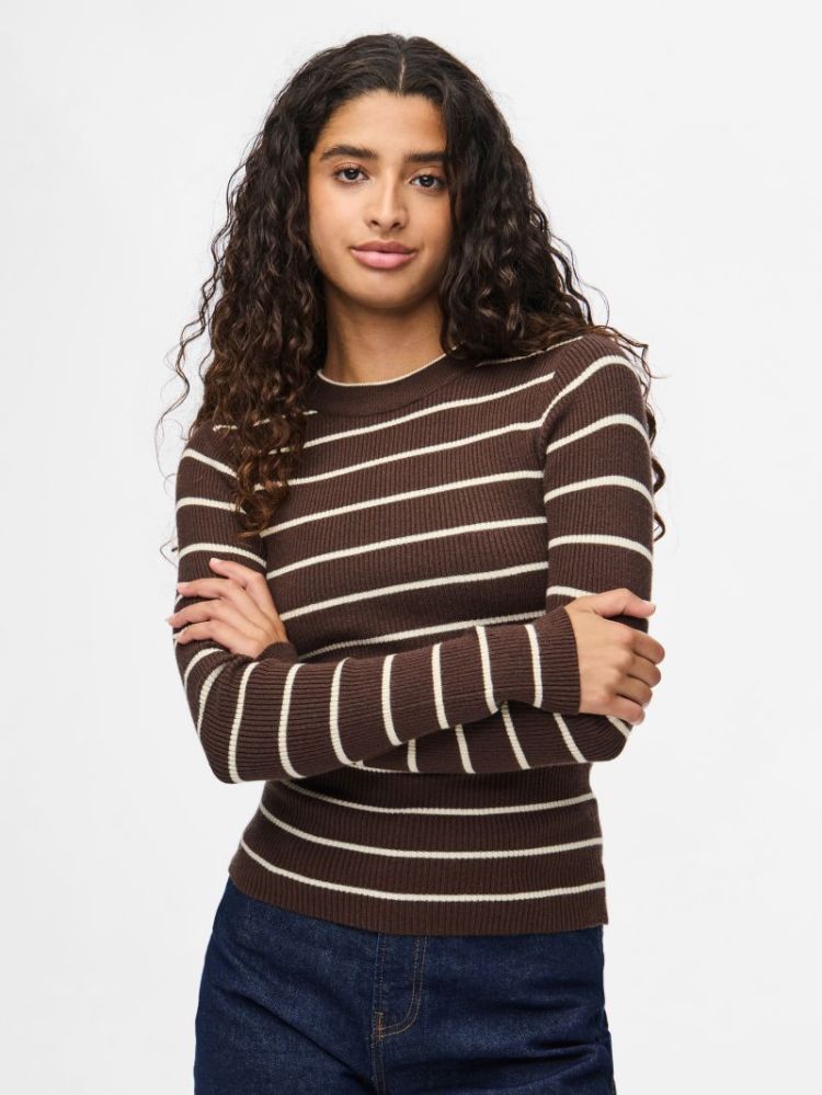 PCMIRA NEW LS O-NECK KNIT NOOS 302664002 Hot F
