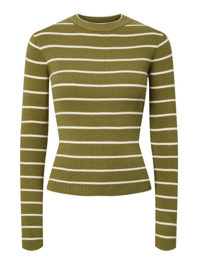 PCMIRA NEW LS O-NECK KNIT NOOS 304144002 Sphag