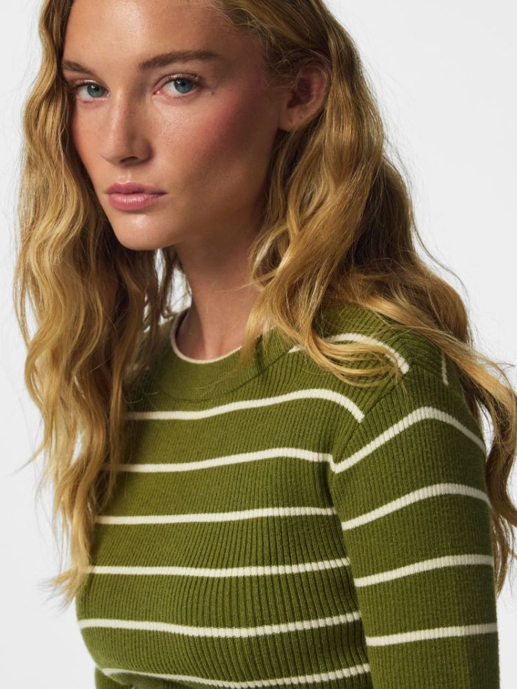 PCMIRA NEW LS O-NECK KNIT NOOS 304144002 Sphag