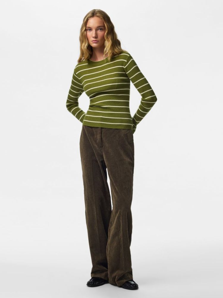 PCMIRA NEW LS O-NECK KNIT NOOS 304144002 Sphag