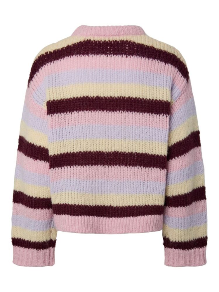 PCDORTHEA LS CHUNKY KNIT NOOS  220712005 Rosea