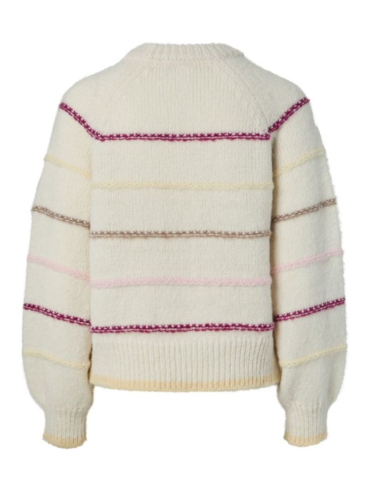 PCNELIA LS O-NECK KNIT NOOS BC 245215012 Birch