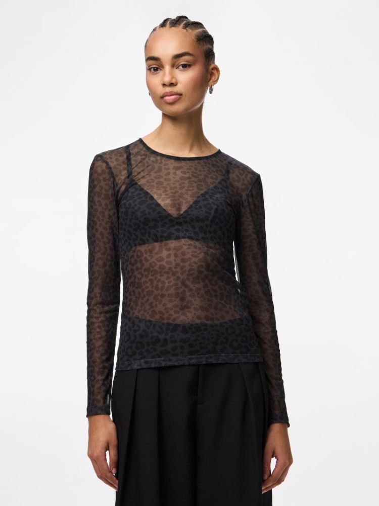 PCNINNI LS MESH TOP JRS NOOS B 179276001 Black