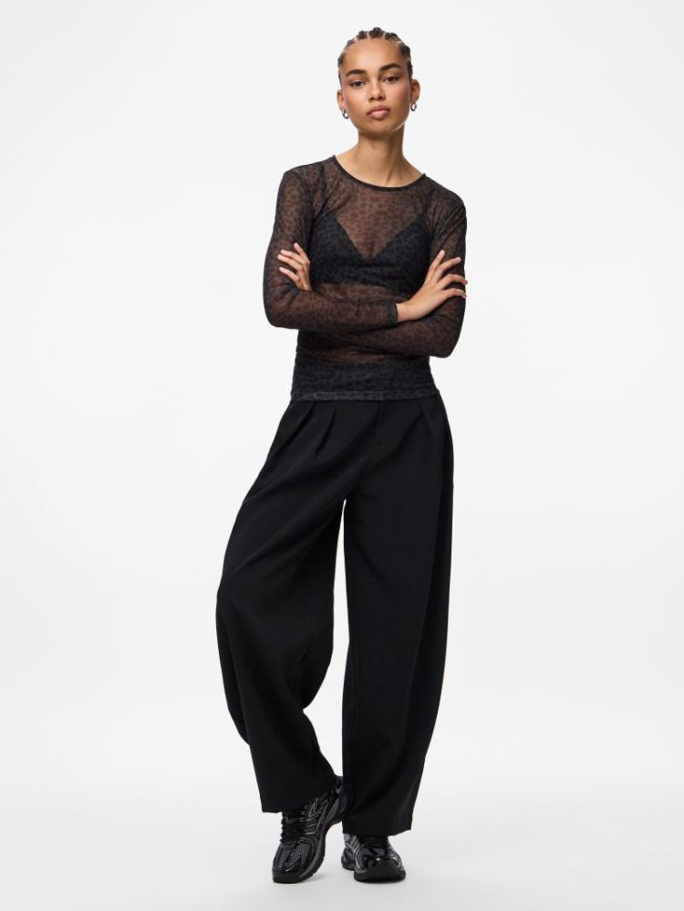 PCNINNI LS MESH TOP JRS NOOS B 179276001 Black