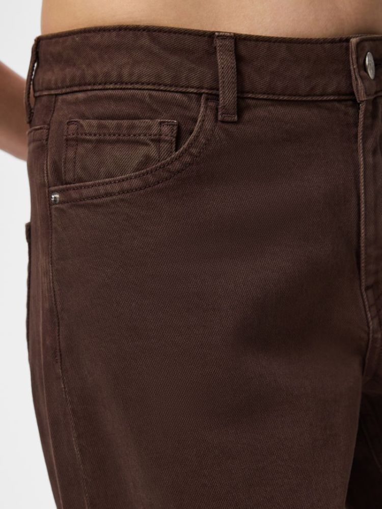 PCGRACE MW BARREL ANK JEANS NO 302664 Hot Fudg