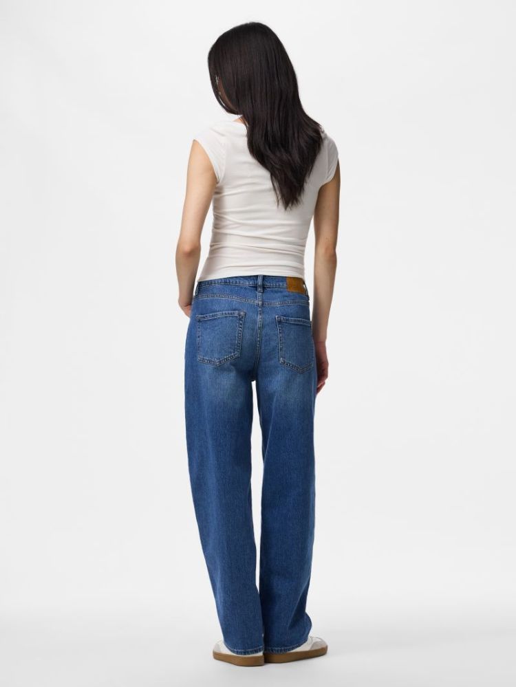 PCGRACE MW BARREL ANK JEANS NO 184420 Medium B