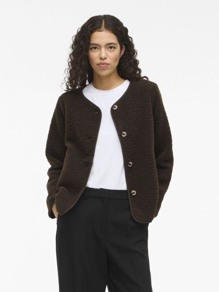 VIADA TEDDY JACKET - NOOS 196326 Coffee B