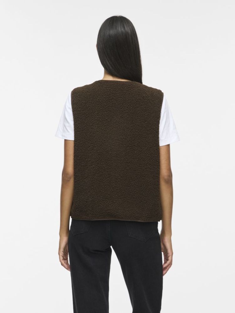 VIADA TEDDY WAISTCOAT - NOOS 196326 Coffee B