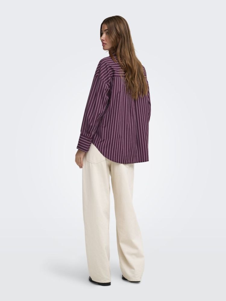 ONLOREGON ALVA LS REG SHIRT NO 275877022 Grape
