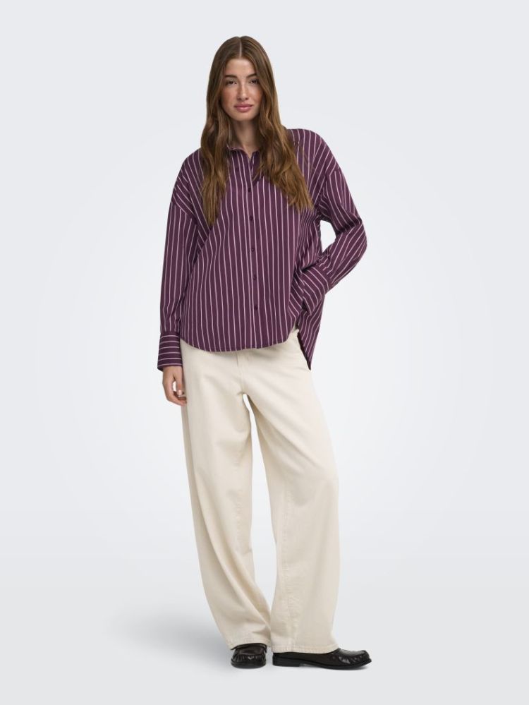 ONLOREGON ALVA LS REG SHIRT NO 275877022 Grape