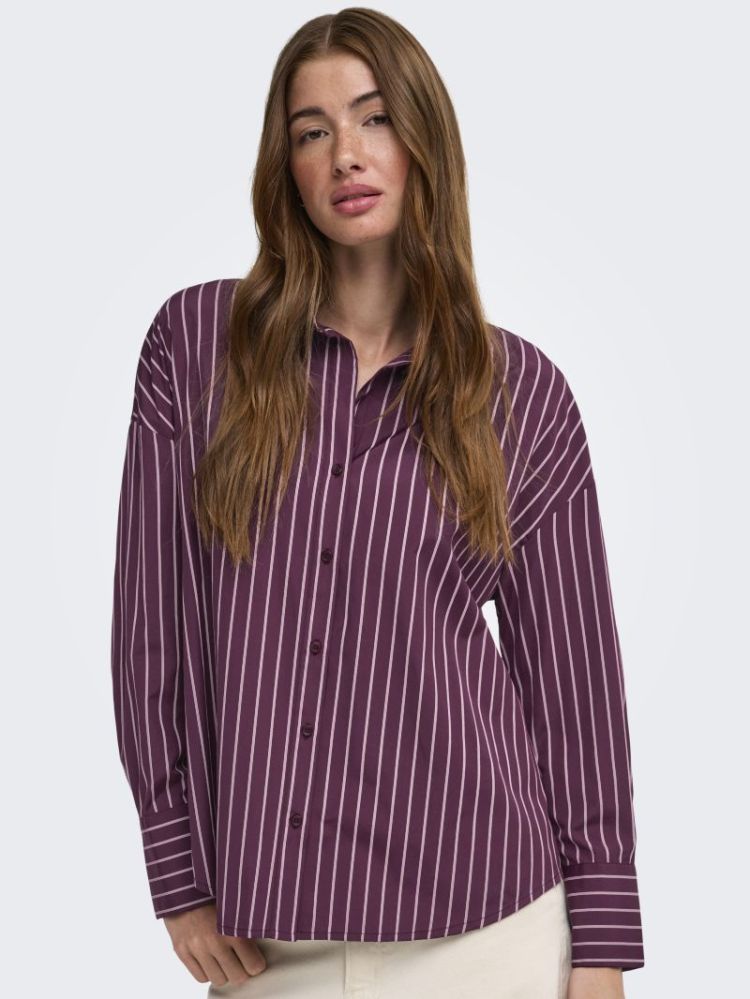 ONLOREGON ALVA LS REG SHIRT NO 275877022 Grape