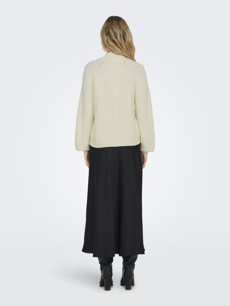 ONLKATIA LS DETAIL HIGHNECK NO 196844001 White