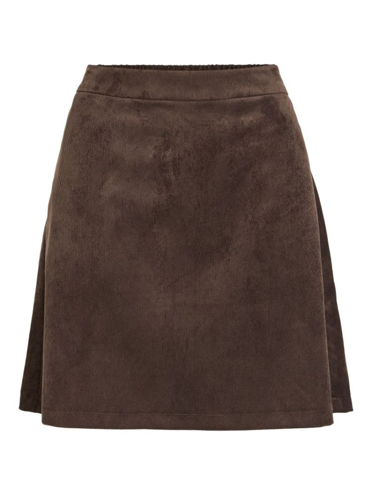VICOURDIE HW SHORT SKIRT - NOO 196326 Coffee B