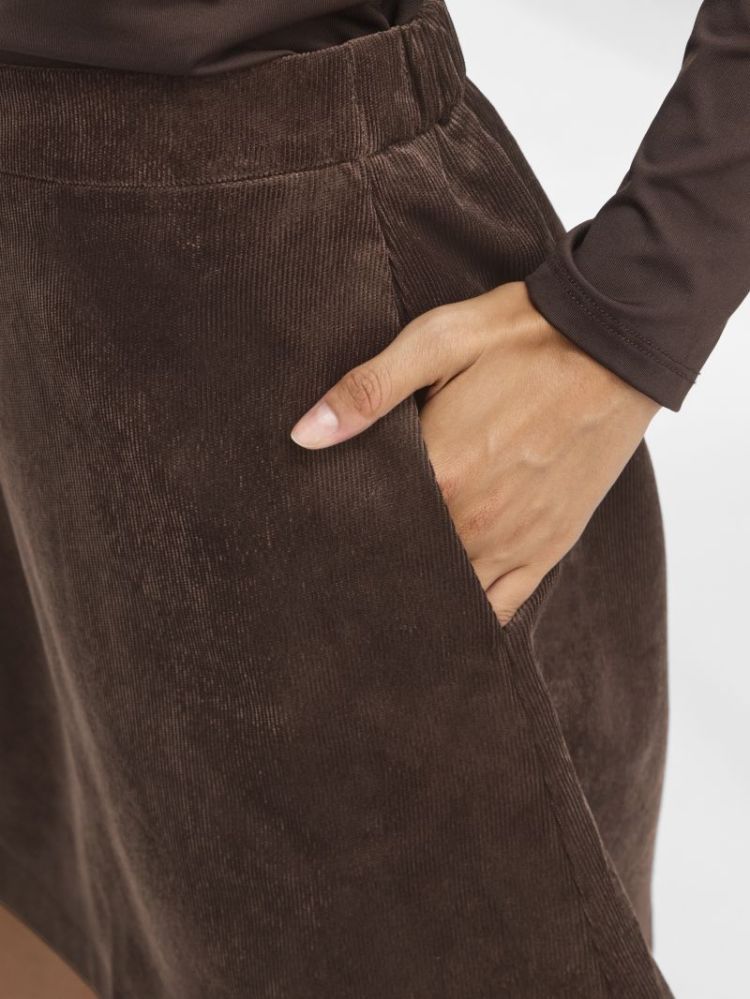 VICOURDIE HW SHORT SKIRT - NOO 196326 Coffee B