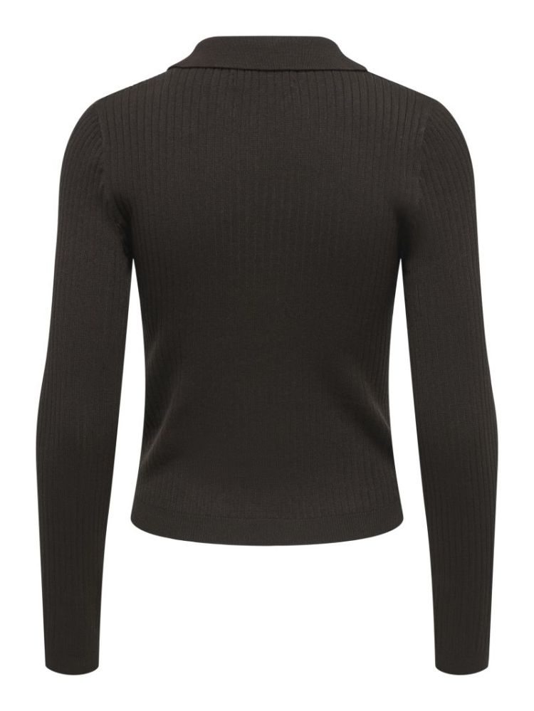 ONLKAYA LS POLO KNT NOOS 244915 Chocolat
