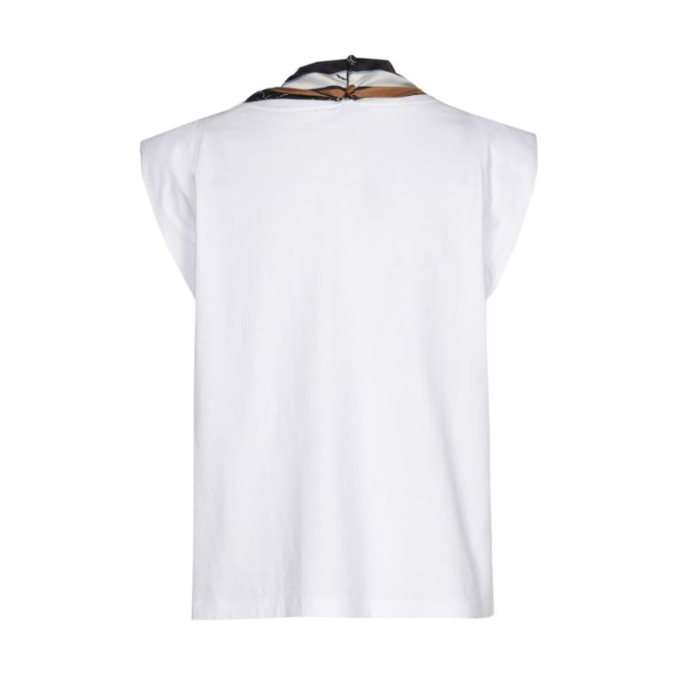 T-shirt in katoen met aangehaa 29 Multi Color