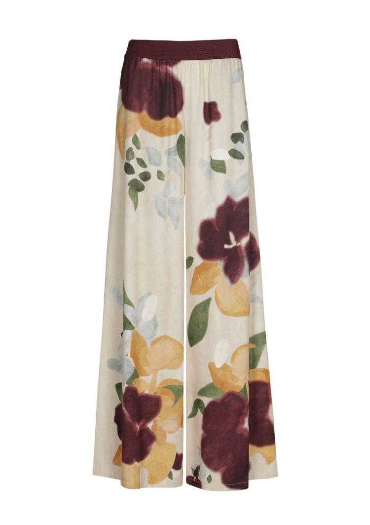 Palazzo broek, elastic waist 69 Multi Color