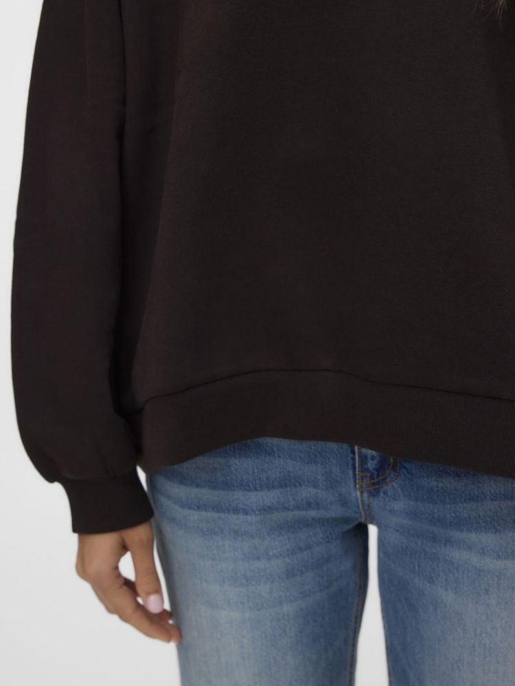 VMTEDDY MALY LS SWEATSHIRT JRS 297957 Chocolat